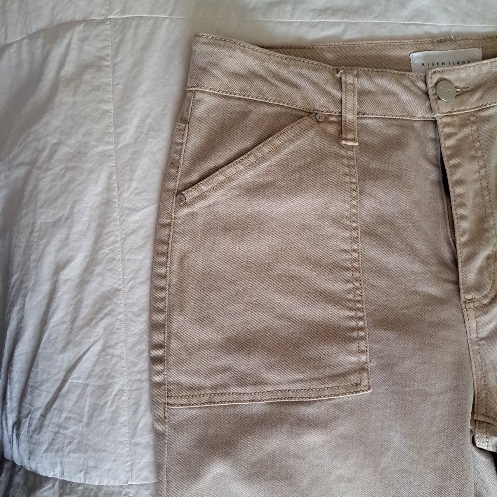 Risen Jeans Beige Size 30 Excellent Quality And Condition 32x33 - Picture 5 of 13